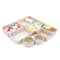 Welaxy 7 Piece Felt Round Cups & Trays Drawer Organizer Set